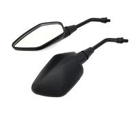 Specchietti retrovisori laterali universali neri da 10mm per moto Honda Kawasak