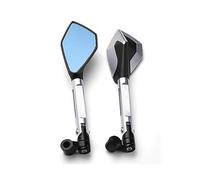 Specchietti retrovisori Metallici Anti-vertigine per Moto X ADV X-ADV XADV 750, Accessori per specchietti Laterali 2018-2021, Neri (Argento)