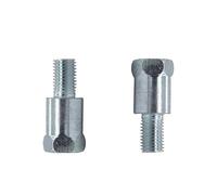 specchietti retrovisori moto Adattatore Per Specchio 1pc 8mm 10mm Nero Argento Metallo Retrovisore Bullone Filettatura Conversione Moto Senso specchiettis convessi motos(1PC M10RL 1)