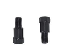 specchietti retrovisori moto Adattatore Per Specchio 1pc 8mm 10mm Nero Argento Metallo Retrovisore Bullone Filettatura Conversione Moto Senso specchiettis convessi motos(1PC M10RL)