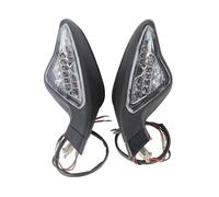 Specchietti Retrovisori Moto Per Ducati 848 Per EVO 2008-2013 1098 1098S 1098R 2007-2009 1198 1198S 2009-2011 Specchietto Retrovisore Nero Indicatori Direzione Specchietto laterale