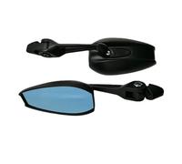 Specchietti Retrovisori Moto PER MT-07 PER MT07 PER YBR 125Z PER NMAX 155 Accessori Per Moto Specchietto Retrovisore In Alluminio Con Vetro Blu(Black blue glass)