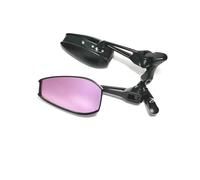 Specchietti Retrovisori Moto PER MT-07 PER YBR 125Z PER NMAX 155 Specchietto Retrovisore In Alluminio Con Vetro Blu(Black purple glass)