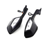 Specchietti Retrovisori Moto Per Ninja300 EX300 2013-2017 Per Ninja400 EX400 2018-2023 2019 Specchi Retrovisori Laterali Con Indicatori Direzione A LED Luce Specchietto laterale