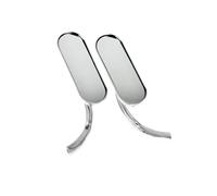 specchietti retrovisori moto Per Sportster 883 1200 XL Per Touring Per Dyna Glide Moto Per Mini Specchietti 8mm10mm Vista Posteriore Laterale Ovale specchiettis laterali motos(Chrome Mirrors)
