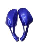 specchietti retrovisori moto Per Suzuki Per Piaggio Per SYM Haojin 50cc-150cc Modificato Scooter Specchietti Laterali 8mm Moto Retrovisore Occhiali specchiettis motos regolabili(Blue)
