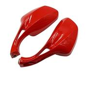 specchietti retrovisori moto Per Suzuki Per Piaggio Per SYM Haojin 50cc-150cc Modificato Scooter Specchietti Laterali 8mm Moto Retrovisore Occhiali specchiettis motos regolabili(Red)