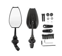 Specchietti Retrovisori Moto Specchietto retrovisore universale per moto, scooter, bici elettriche, lato posteriore con lente in vetro antiriflesso(Style 2)