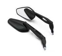 Specchietti Retrovisori Moto Specchietto Retrovisore Universale Per Motocicletta M10, Alloggiamento Nero Asta Dello Specchio Girevole A 360 Gradi Regolabile