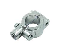 specchietti retrovisori moto Supporto Per Specchio Moto 1PC 8MM / 10MM Retrovisore Modificato Per Manubrio Adattatore Staffa Sedile specchiettis convessi motos(M10 25mm-Silver)