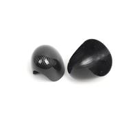 Specchietti retrovisori per Auto Mini Cooper F54 F55 F56 F60 L+R 14-19 Calotta specchietto retrovisore Esterno LHD Alloggiamento Auto 51167401229 51167401230 (Nero)