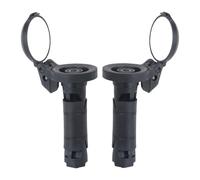 Specchietti retrovisori per bicicletta, estremità del manubrio, per | Bicicletta da strada e mountain bike, 1 paio di lenti convesse pieghevoli con coperchio, per tempo libero, avventura, città