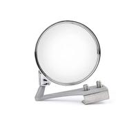 Specchietti retrovisori per l'angolo cieco Specchietto Retrovisore Per Zona Cieca Ruota Anteriore Auto ABS Regolabile A 360 Gradi Rotazione 360 Gradi Grandangolo Girevole Auto Specchio Laterale(Silver