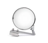 Specchietti retrovisori per l'angolo cieco Specchietto Retrovisore Per Zona Cieca Ruota Anteriore Auto ABS Regolabile A 360 Gradi Rotazione 360 Gradi Grandangolo Girevole Auto Specchio Laterale(Silver