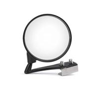 Specchietti retrovisori per l'angolo cieco Specchietto Retrovisore Per Zona Cieca Ruota Anteriore Auto ABS Regolabile A 360 Gradi Rotazione 360 Gradi Grandangolo Girevole Auto Specchio Laterale(Black-