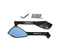 Specchietti Retrovisori Per Manubrio Moto Specchio Antiriflesso Blu Per YAMAHA T-Max 500 TMAX 500 TMax 530 SX DX 560 TECH(Black)
