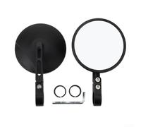 Specchietti Retrovisori per moto Alluminio ABS 22mm 25mm Specchietti | Certificazione E24, norme sicurezza UE, uso stradale legale, visione posteriore per chiara, guida tranquilla