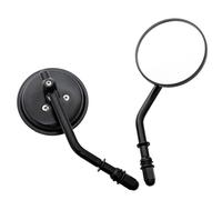 Specchietti Retrovisori Per Moto Classici Neri/cromati Con Filettatura Da 8 Mm Per XL 883 Road King
