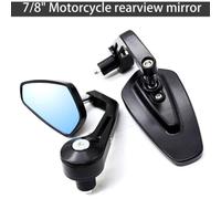 Specchietti retrovisori per moto da 7/8" 22mm, specchietti laterali antiriflesso per manubrio per Yamaha Suzuki Kawasaki YYV