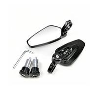 Specchietti Retrovisori Per Moto Da 7/8" 22mm Specchietti Retrovisori Universali Per Manubrio Da Scooter Accessori Per Specchietti Retrovisori Specchietti Laterali Moto(Black)