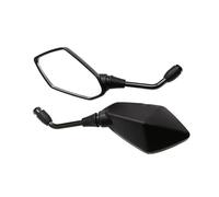 Specchietti Retrovisori Per Moto E Scooter, Specchietti Convessi Laterali Universali Da 8 Mm E 10 Mm, 2 Pezzi/coppia(10mm black)
