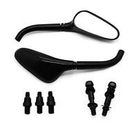 Specchietti retrovisori per moto, Specchi Retrovisori Compatible with Moto Golf Club Compatibile Con HON-DA Compatibile Con Ha-Rley (Color : Black mirror screw)