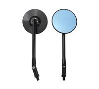 Specchietti retrovisori per Moto, specchietti Laterali Pieghevoli universali in Lega di Alluminio da 10 mm, specchietti retrovisori circolari.