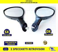 Specchietti Retrovisori per Punto EVO Elettrico Termico Specchietto Calotte kit