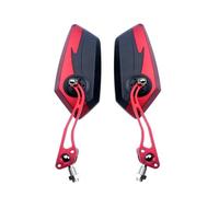 Specchietti Retrovisori Per Scooter Moto Laterali Regolabili Universali Per Manubrio In Alluminio Per Ciclomotore Bici Elettrica 10mm 8mm Moto Specchietto Laterale