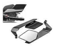 Specchietti Retrovisori per Yamaha TMAX 530 DX 2017-2019, Specchietti Laterali Alettone Modificati Motociclo Specchio Ala Aerodinamica Riflettore Retrovisore Esterni,Carbon