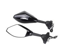 Specchietti retrovisori Racing con indicatori di direzione a LED compatibili SUZUK Katana 600/750 GSX600/750F 1998-2007 1999 2000 2001 2002 2003 2004 2005(Black-Clear)