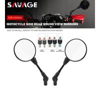 Specchietti retrovisori rotondi laterali pieghevoli per HONDA CRF250L RALLY C...