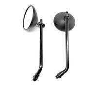 Specchietti Retrovisori Rotondi Per Moto Da 8/10mm Accessori Per Specchio Convesso Laterale Per Retrò Universale Per CB650R Visualizza gli specchi(Nero)