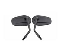 Specchietti retrovisori Specchietti Retrovisori Laterali Ovali In Alluminio Nero Per Moto 8mm 10mm Per Rebel CMX 300 500 2017-2021