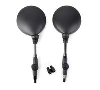 Specchietti Retrovisori Specchietto Retrovisore Universale Pieghevole Rotondo Da 8 Mm E 10 Mm Per Moto Retrovisore Retrò Motocross(8MM Thread)