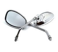 Specchietti retrovisori universali da 10 mm per moto per Kawasaki Chopper, 2 pezzi Retrovisore