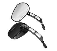 Specchietti Retrovisori Universali Da 8 Mm Per Moto, Adatti Per H&arley Touring, Road King, Sportster, XL883, 1200, Fatboy, Dyna, Softail(Gloss Black)