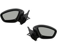 Specchietti Set Sinistra Destra Nero Adatto A per Citroen C3 SX 02/18 - Elettr.