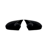 Specchietti Shell Calotta Per Specchietti Retrovisori Esterni Per Fiat 500 500C Per Grande Per Punto Cappucci Copriparafanghi Laterali, Guscio Protettivo Laterale Copertura(Nero lucido)