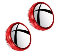 Specchietto Auto Convesso per hd Antiappannante Specchietto Auto(red) | Adatto per SUV, per camion, furgoni, migliora sorpasso, corsia per sicuro, visione posteriore chiara