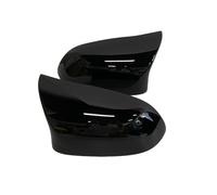 Specchietto Car Rear View Side Mirror Cover Trim Bright Black Carbon Fiber Style Per BMW F25 X3 F26 X4 F15 X5 F16 X6 2014 2015-2018(Bright black)
