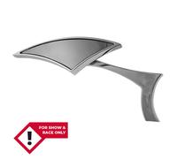 Specchietto Chopper INDIANA, sinistro, argento