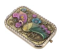 Specchietto Da Borsetta Specchio Tascabile Vintage Ingranditore Viaggio