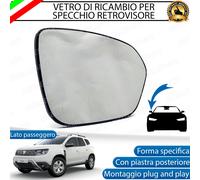 SPECCHIETTO DACIA DUSTER MK2 DAL 2018 VETRO SPECCHIO RETROVISORE DESTRO TERMICO