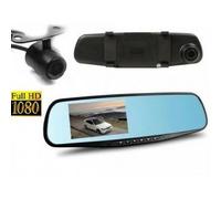 Specchietto Dash Cam Retrovisore 2 Telecamere DVR Retromarcia Full HD 1080