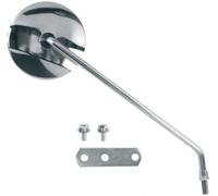 Specchietto destro cromato completo di piastrina per Vespa PX 125 150 200