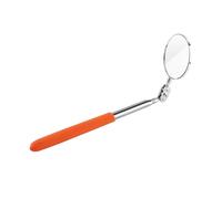 Specchietto di ispezione telescopico HaloVerde, specchio rotondo retrattile da 30 mm e 50 mm per riparazione e ispezione automobilistica (Manico rosso, modello 50x600mm)