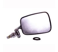 SPECCHIETTO ESTERNO DX,CALOTTA ACCIAIO INOX,SNODO CROM.BORDO NERO MAGGIOLINO 68-