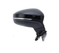 Specchietto Esterno Specchietto Retrovisore Laterale A 8 Pin Per VW Per Tiguan 2018-2023 Nero Doppio Attacco Con Luce Angolo Cieco Specchietto Retrovisore Laterale Specchio Retrovisore(Sinistra)