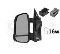 Specchietto esterno Sx Specchio completo 0983805 VAN WEZEL per FIAT PEUGEOT OPEL